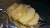 Картофель запеченный на шпажках с зеленью